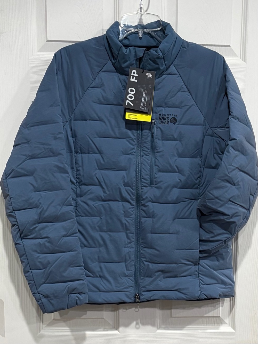 Mountain Hardwear Women's L Large Stretchdown Down Jacket Blue NWT Puffy